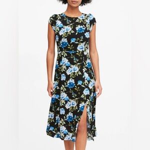 Banana Republic Cap Sleeve Floral Dress